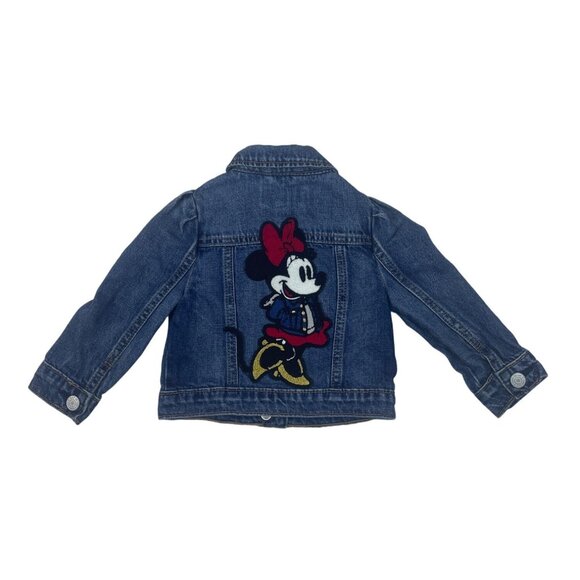 Baby Gap Disney Minnie Mouse Denim Jacket Szize 18-24M - Picture 2 of 7